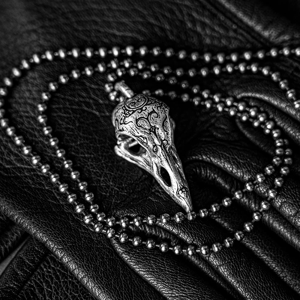 Raven Skull Pendant - Image 3