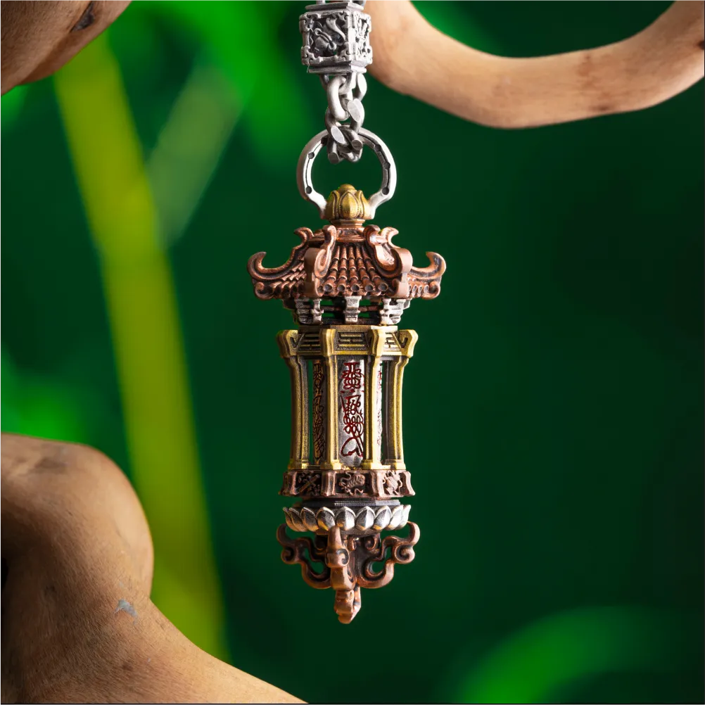 Rotating Temple of Fortune Pendant - Image 3
