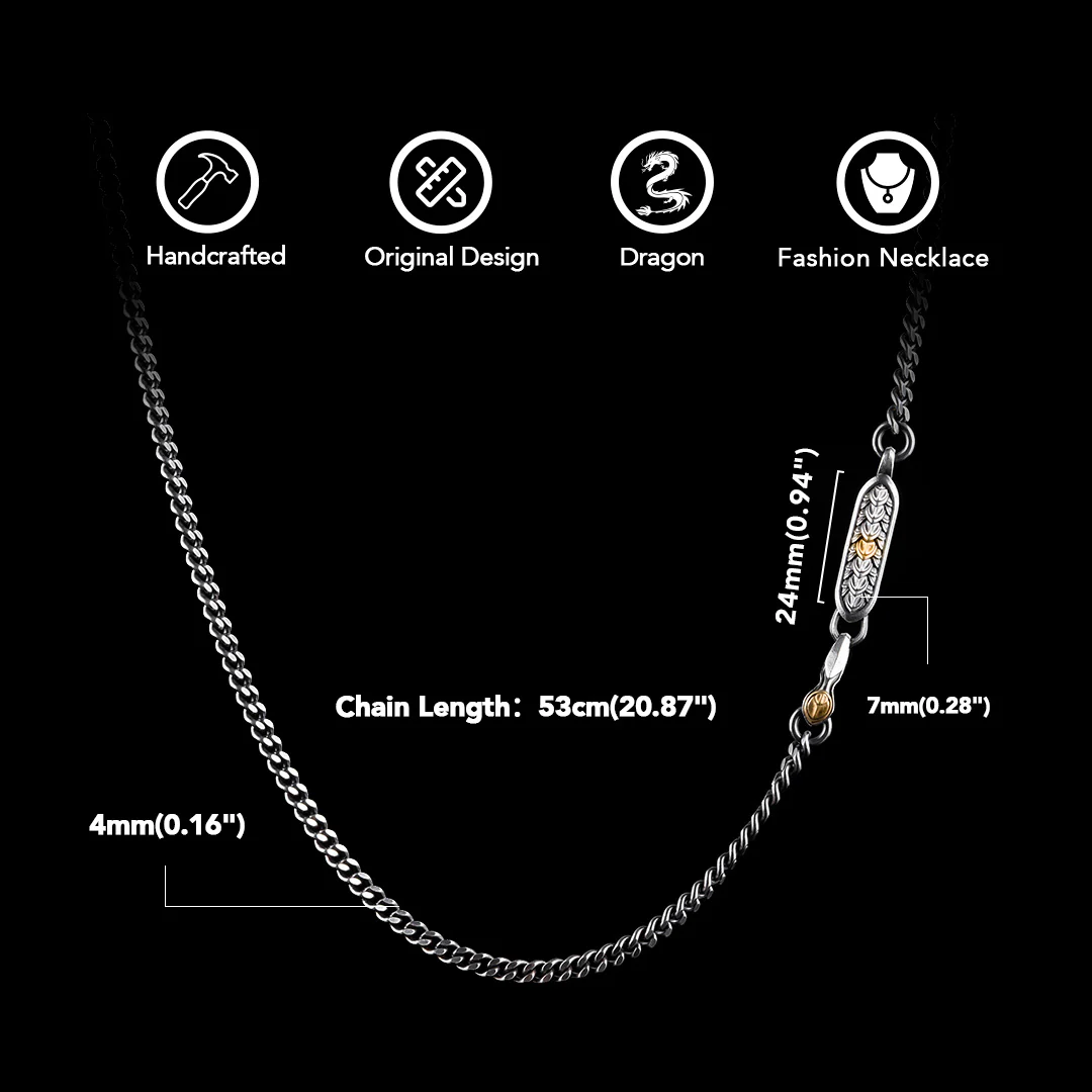 Dragon Scale Necklace - 4mm - Image 8