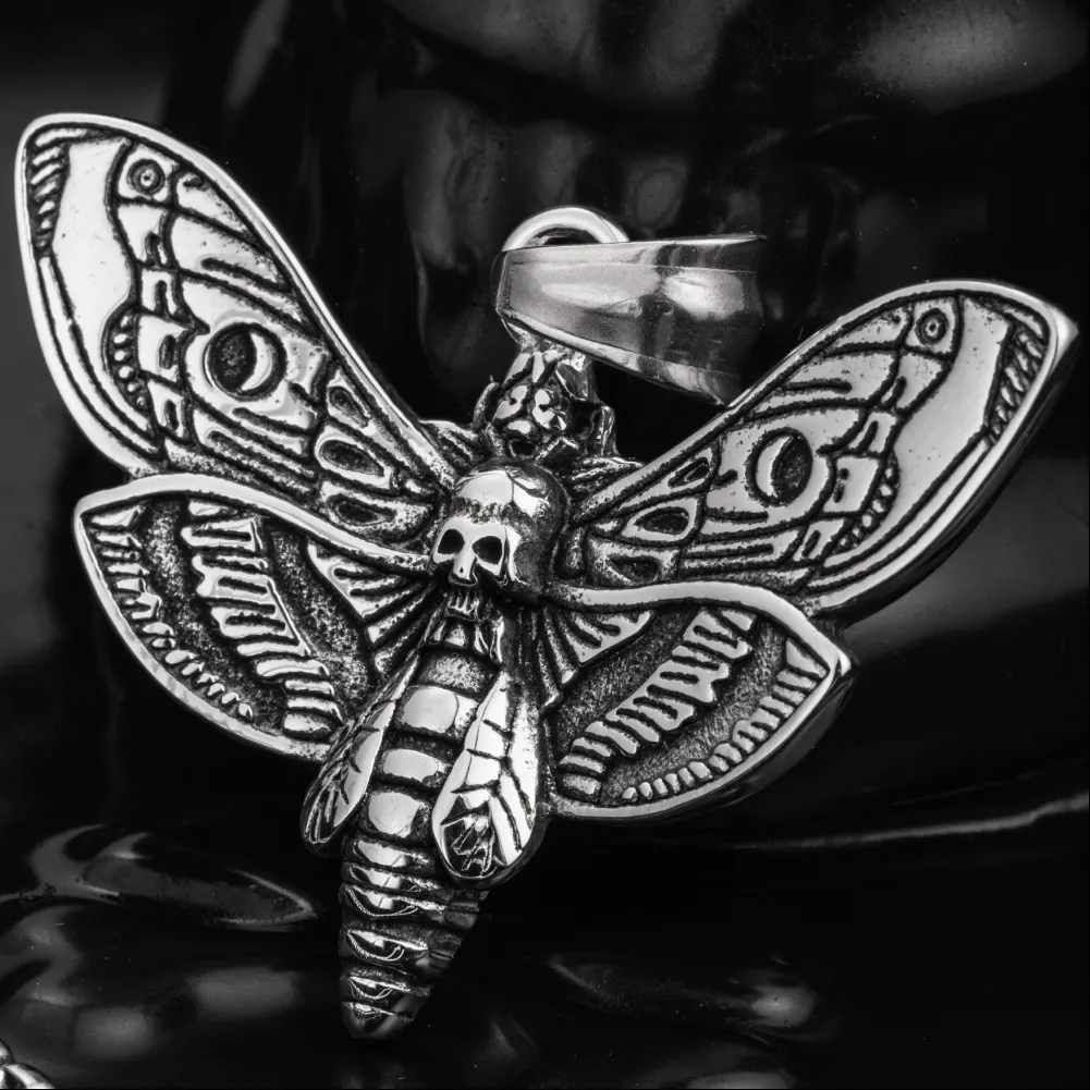 Skull Moth Pendant - Image 4