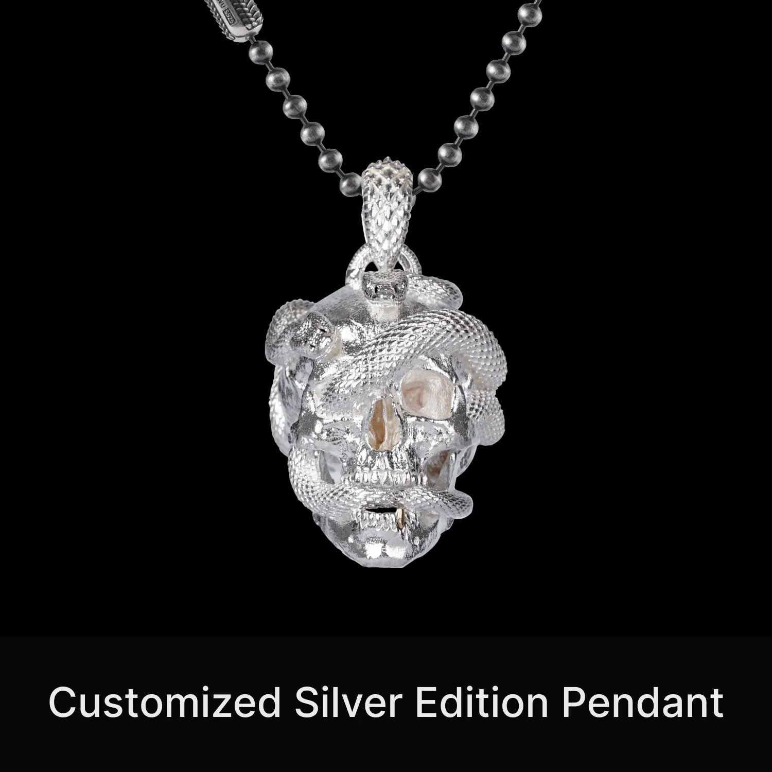Skull & Snake Pendant - Image 8