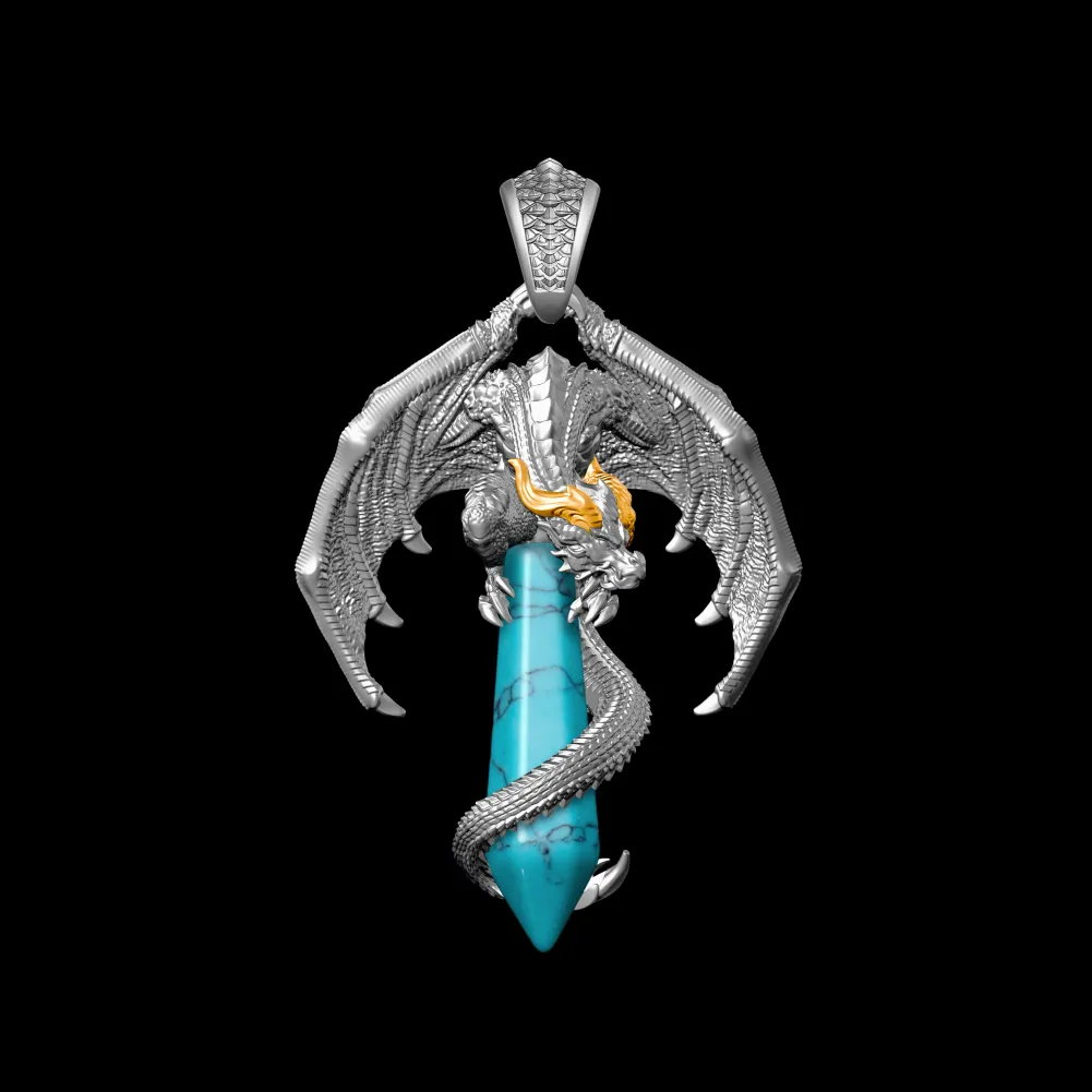 Skybound Dragon Pendant