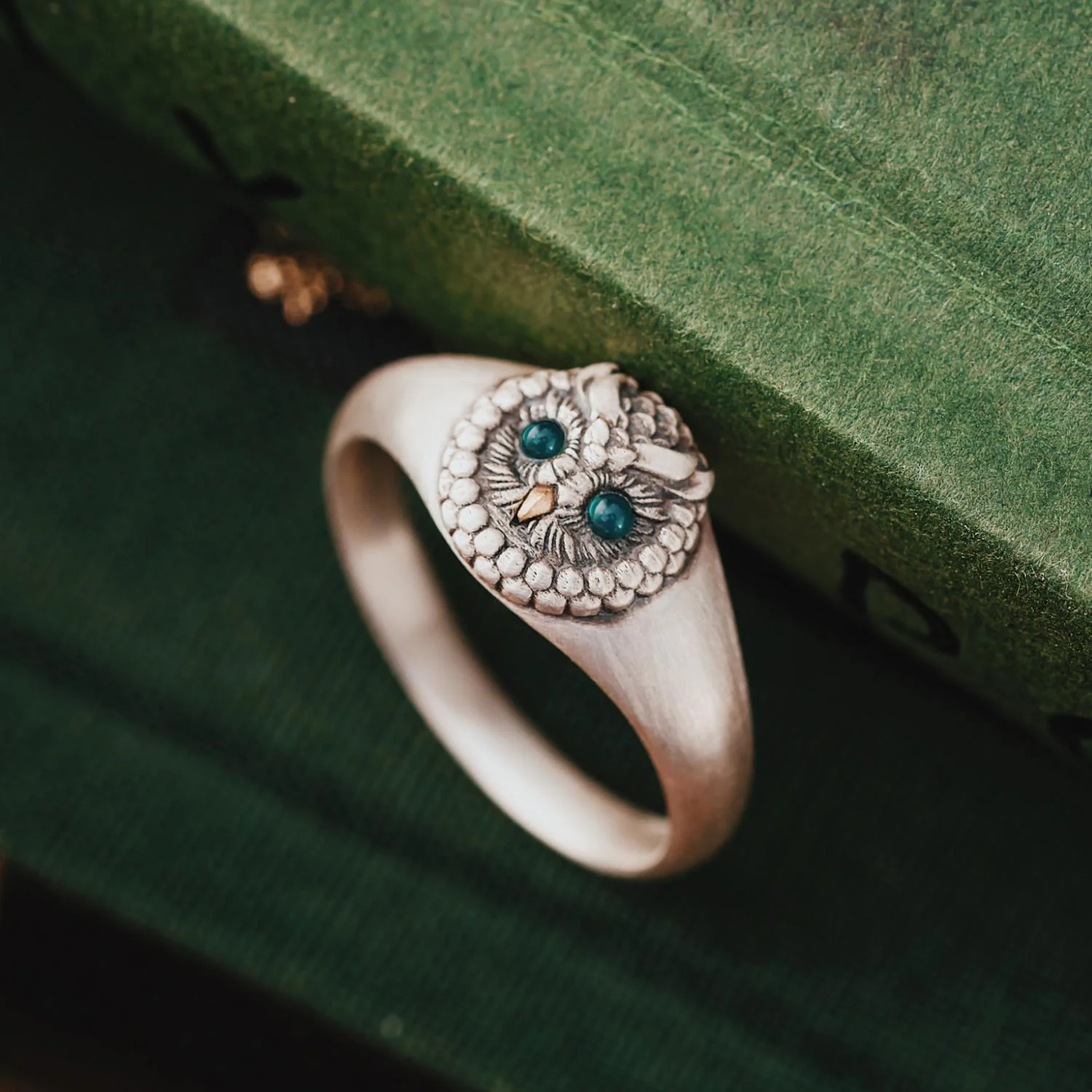Slim Owl Ring - Image 6