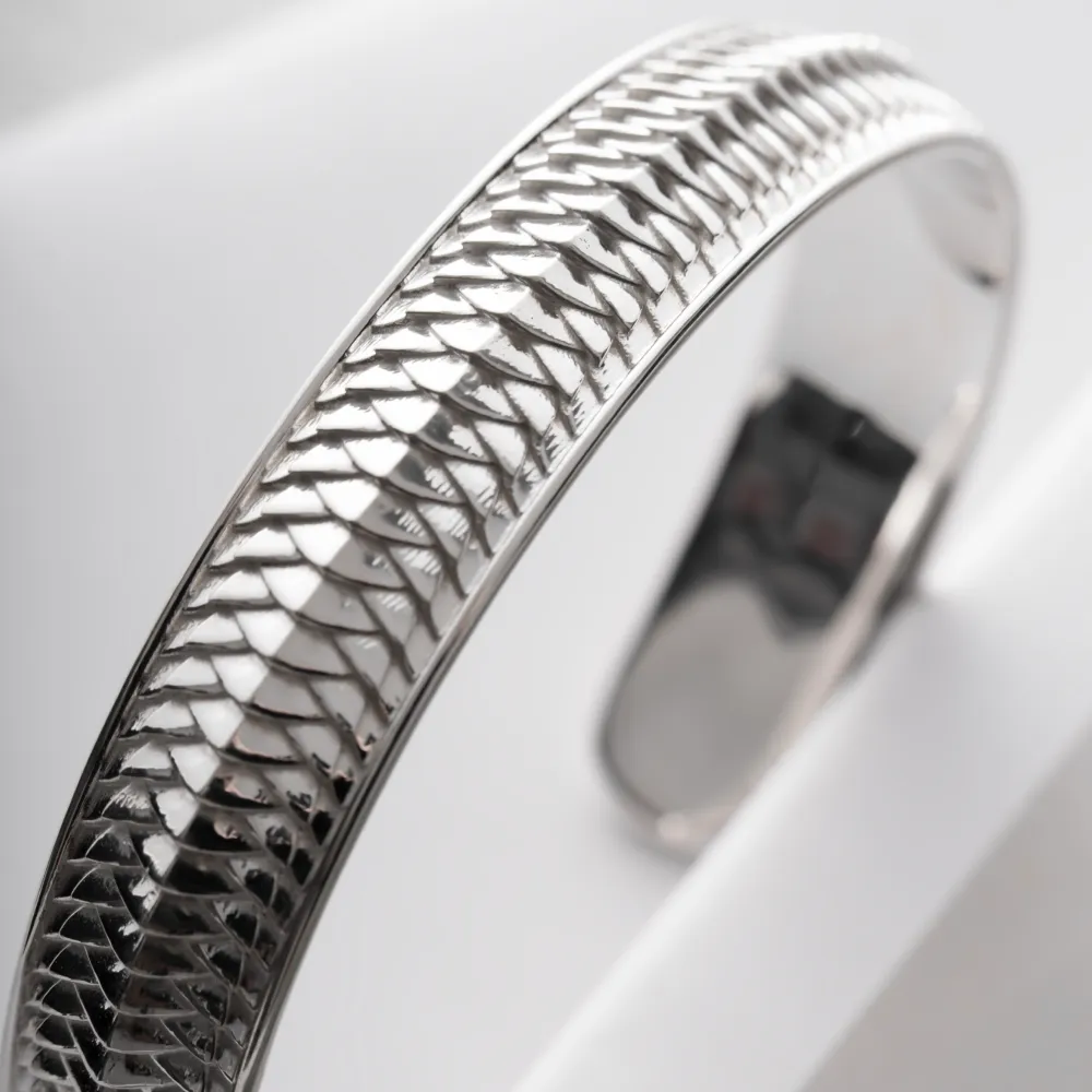 Snake Scale Cuff Bracelet - Image 3