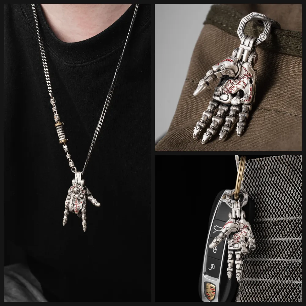 Taoist Mechanical Hand Pendant - Image 8