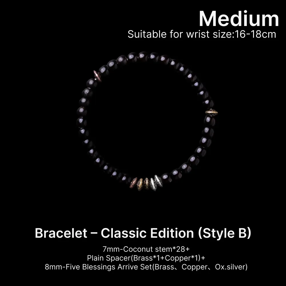 Taoist Silver Chip Spacer - Bracelet - Image 27