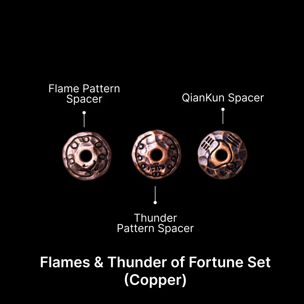 Taoist Silver Chip Spacer - Image 23
