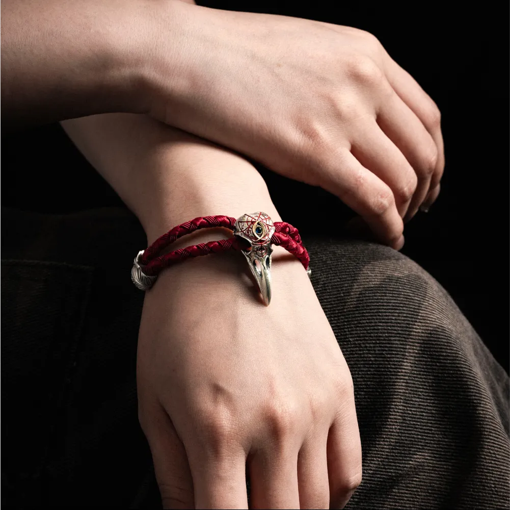 Three-Eyed Raven Rope Bracelet - Image 9