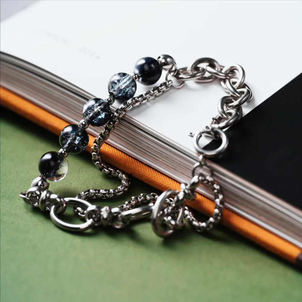 Titanium Steel Link Chain Bracelet Collection - Image 10