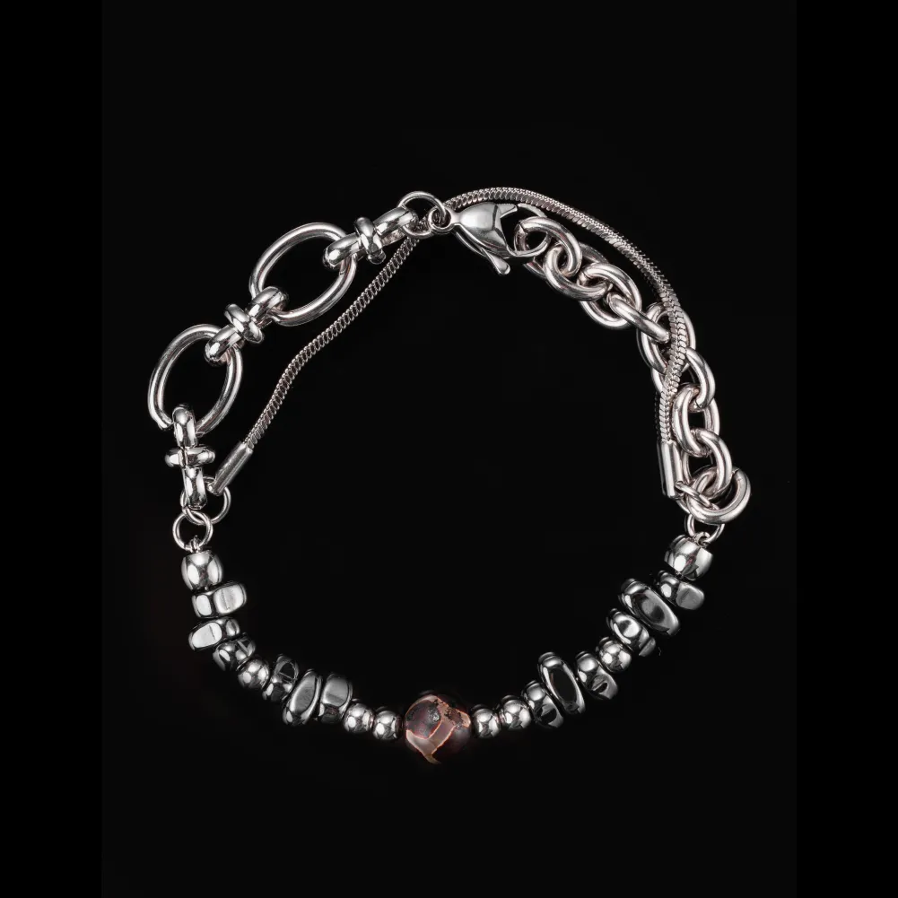 Titanium Steel Link Chain Bracelet Collection - Image 22