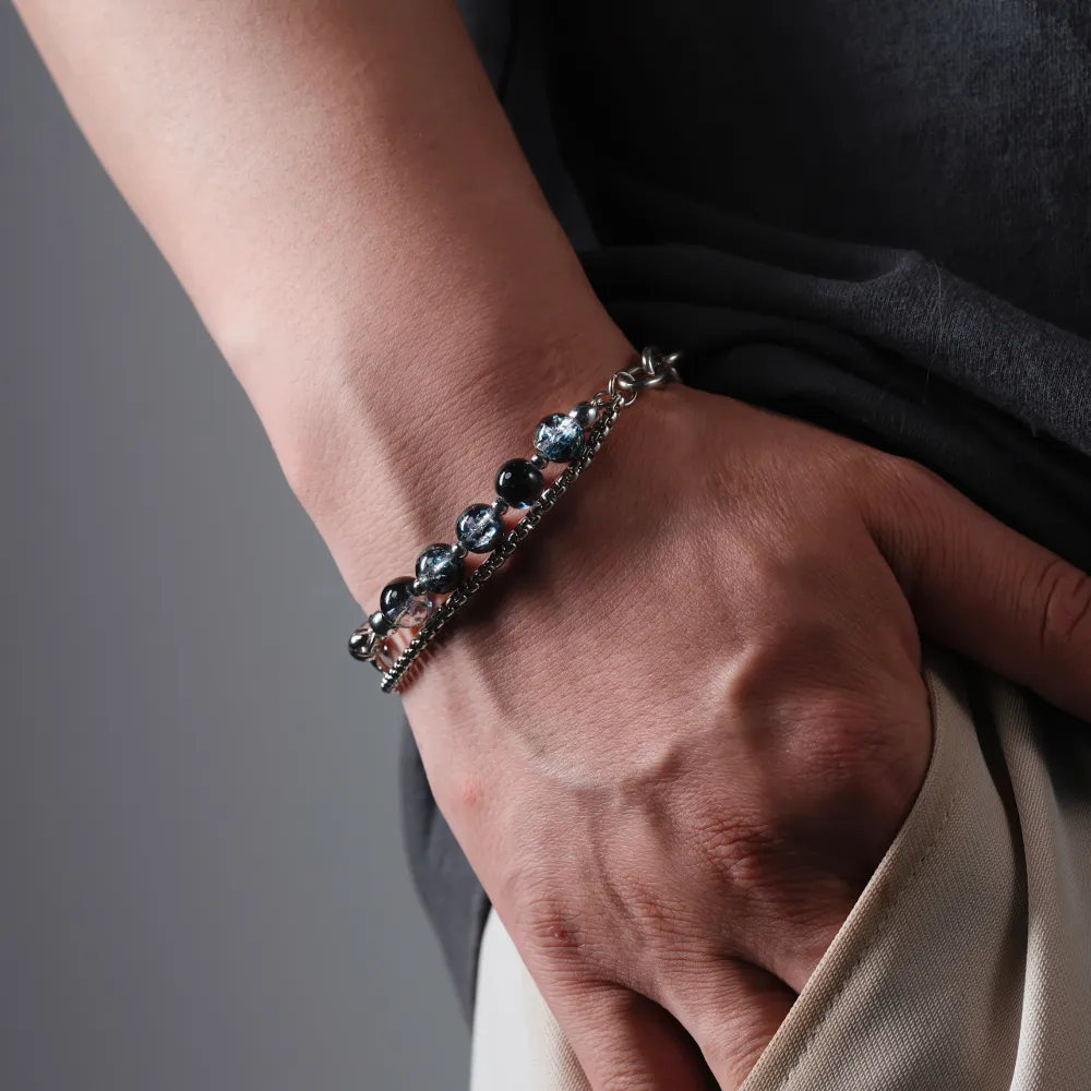 Titanium Steel Link Chain Bracelet Collection - Image 5