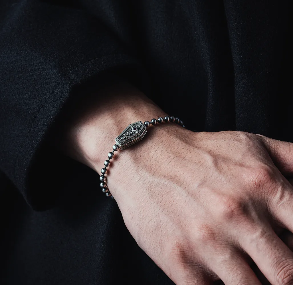 Vampire Coffin Ball Chain Bracelet - Image 2