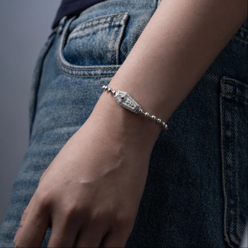 Vampire Coffin Ball Chain Bracelet - Image 7