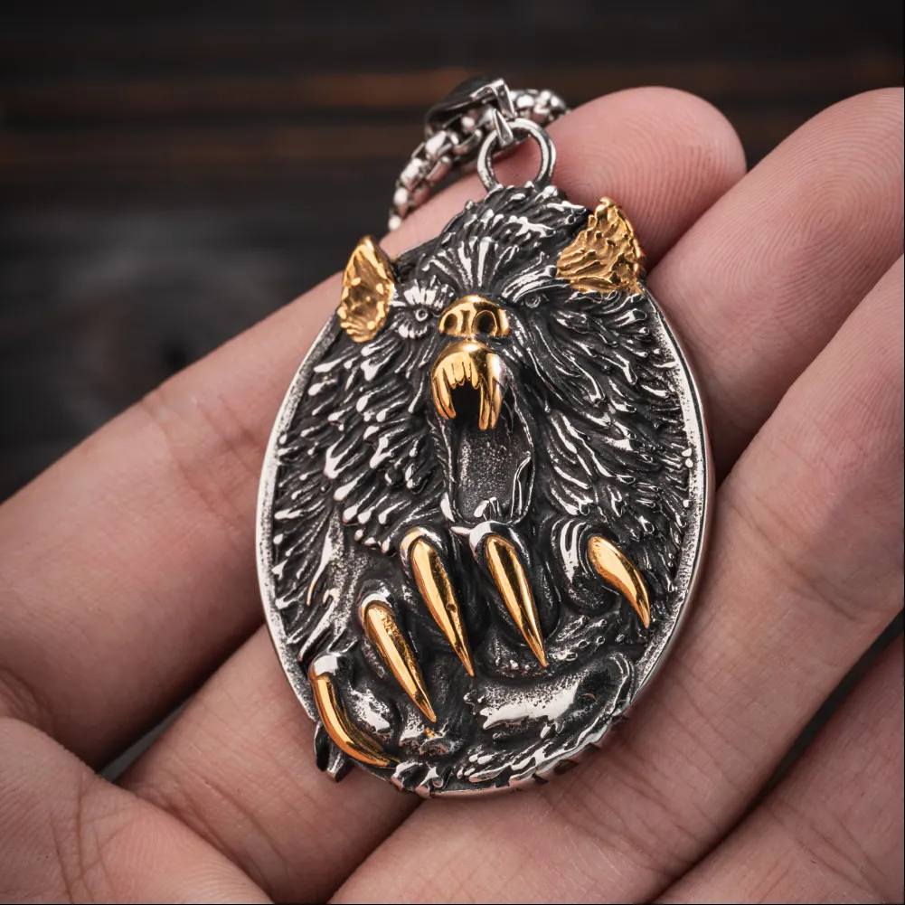 Viking Fury Bear Pendant - Image 4